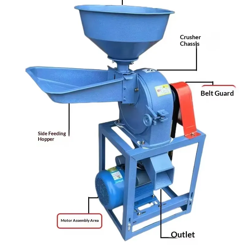 Grain Farming Agriculture - Mulino Elettrico Commerciale per Fattoria, Trituratore
