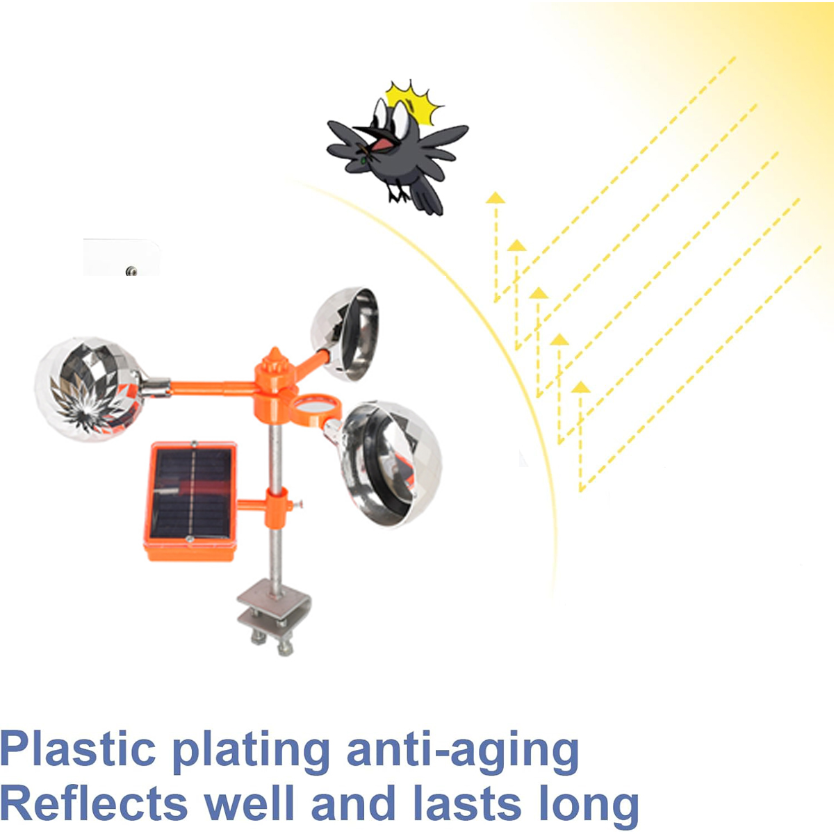Dissuasore Solare a Ultrasuoni - Solar Bird Scarer recensione e prezzo